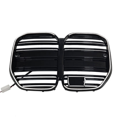 Griglia paraurti anteriore stile M4 per BMW Serie 4 G22 G23 G82 con ACC, compatibile con i modelli 2020-2025.