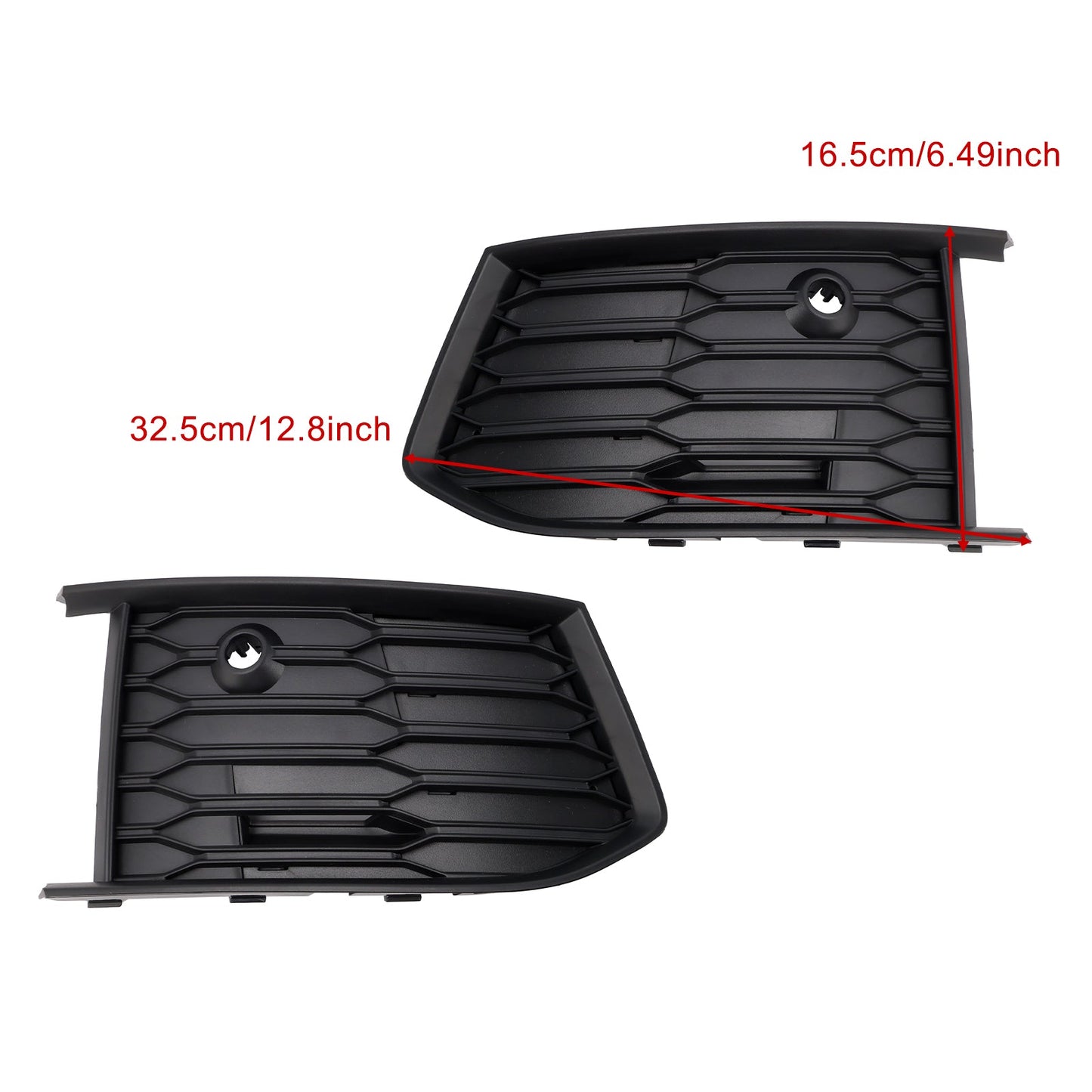 Cornice per fendinebbia anteriore Audi A6 C8 S-Line S6 2019-2023 (2 pezzi)