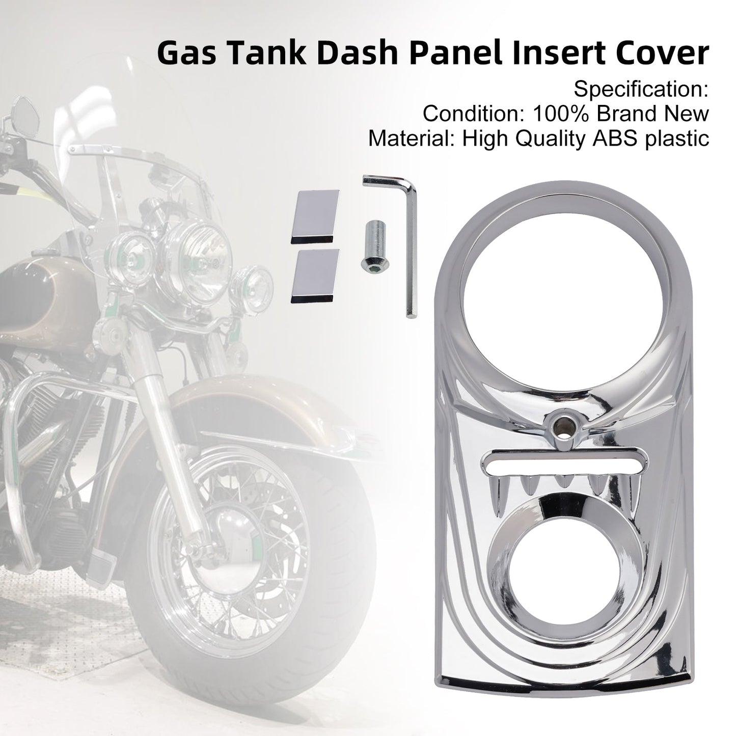 Inserto per pannello cruscotto serbatoio benzina per Softail FLSTC FXST Street Glide