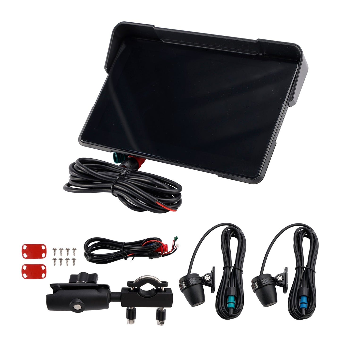 Motociclo CarPlay 7 pollici universale registrazione 1080P per scooter moto
