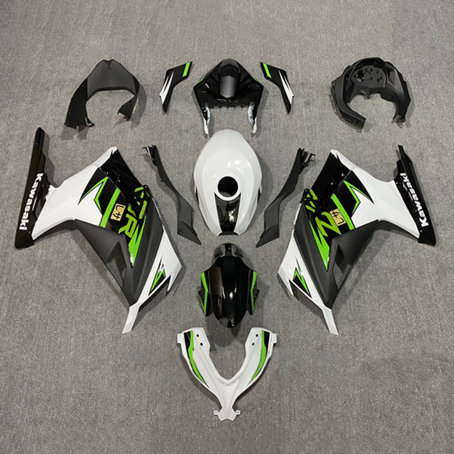 Kit di carenatura Codografia adatta per Kawasaki EX300 Ninja300R 2013-2024