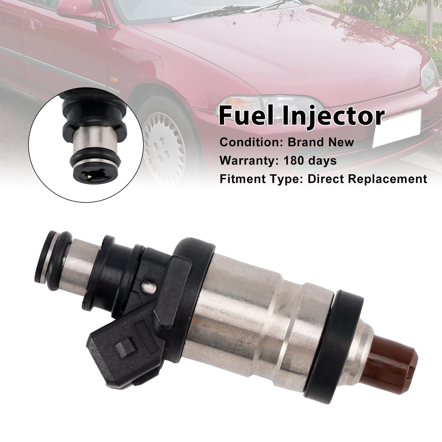 1 iniettore di carburante 06164-P06-A01 adatto per Civic Del Sol 1.5L 1.6L Integra 1.7L 1.8L