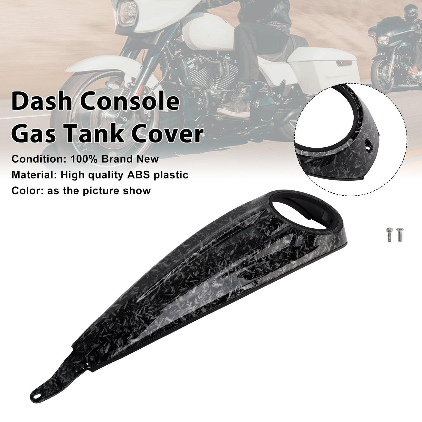 Copertura del serbatoio del carburante per console del cruscotto per Touring Road Glide / Street Glide 2023-2025