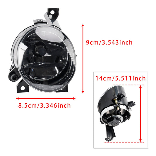 Coppia di fendinebbia anteriori per Volkswagen Caddy 2004-2011 e Touran 2003-2008