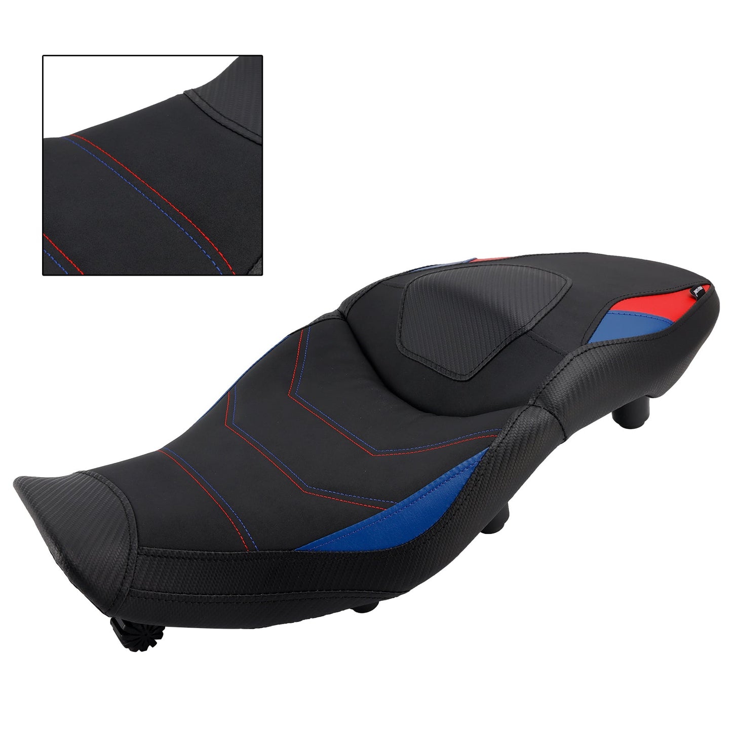 Sedile passeggero anteriore posteriore conducente +20 mm nero adatto per Bmw S1000Xr 20-26 M1000Xr nero