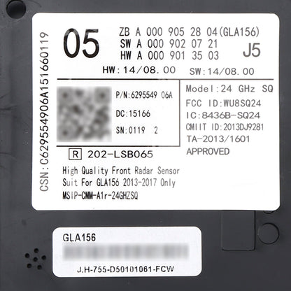 Unità di controllo del sensore radar anteriore Mercedes Classe C GLA156 2013-2017 A0009052804 A0009020721 A0009013503