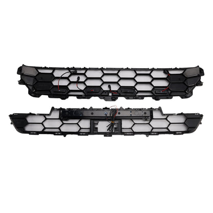 2024+ Toyota 4Runner TRD PRO Paraurti anteriori Griglia W/Light Bar Nero