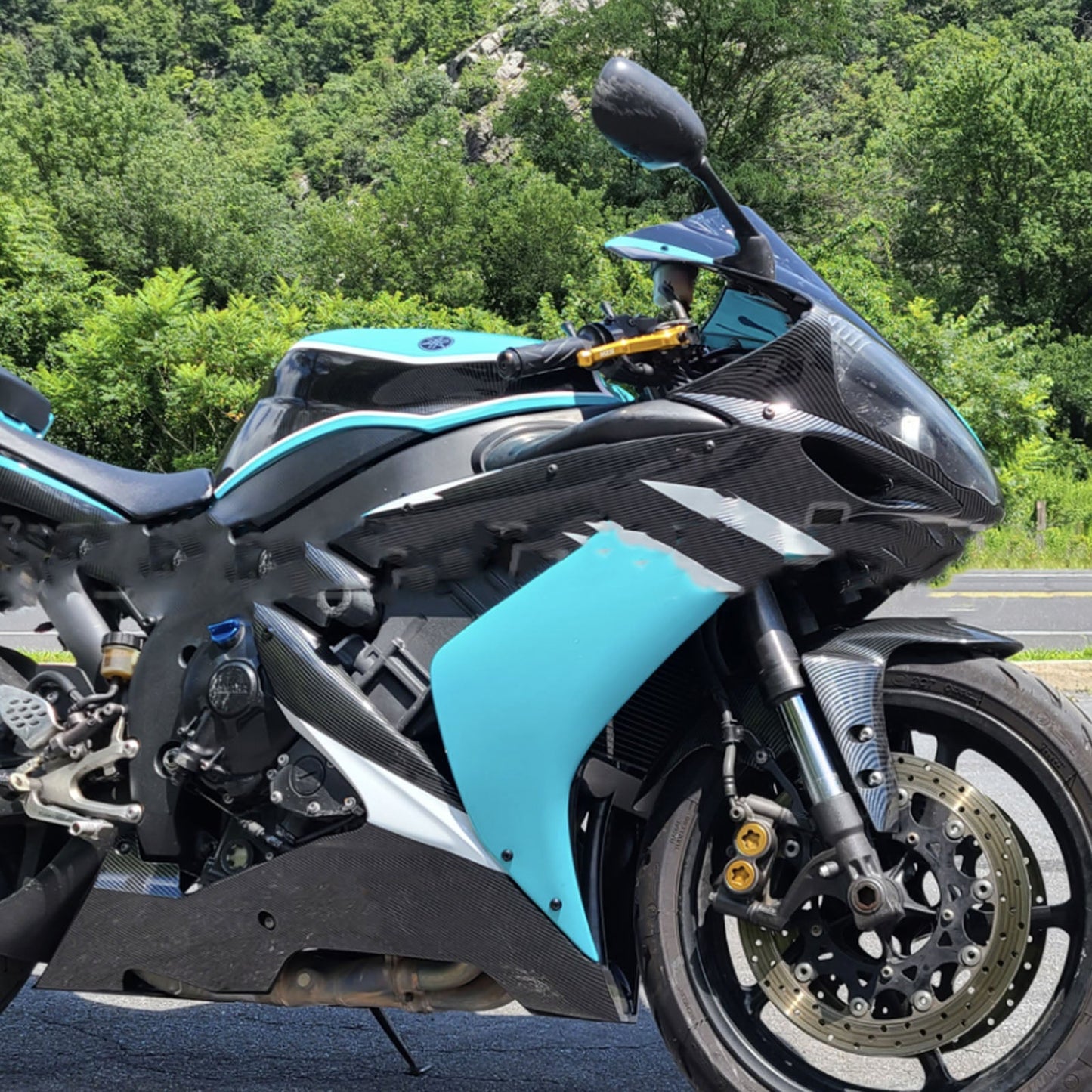 Kit carenatura iniezione plastica ABS per Yamaha YZFR1 YZF-R1 2004-2006