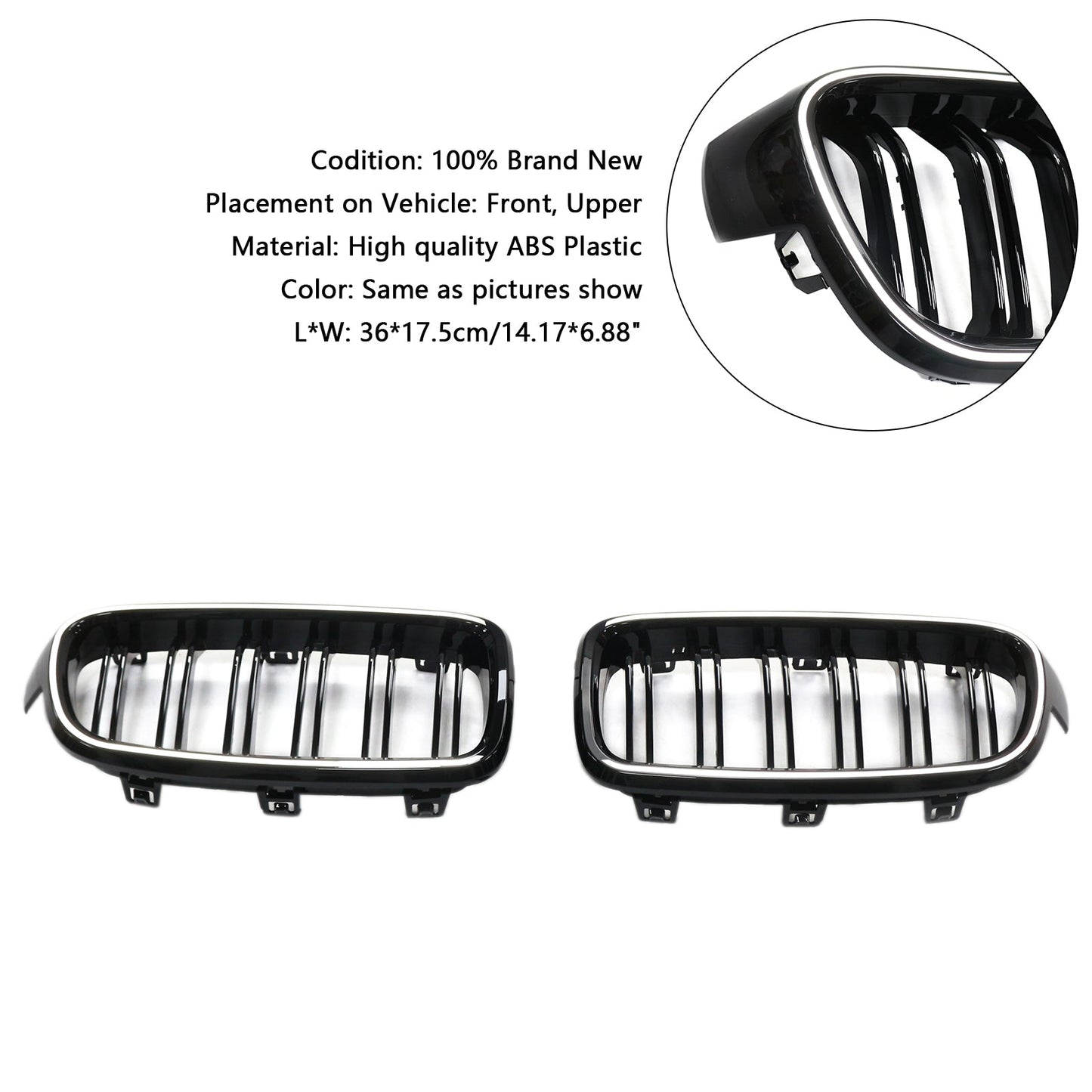 Griglia anteriore a doppio rene BMW Serie 3 F31 Touring 2012-2019