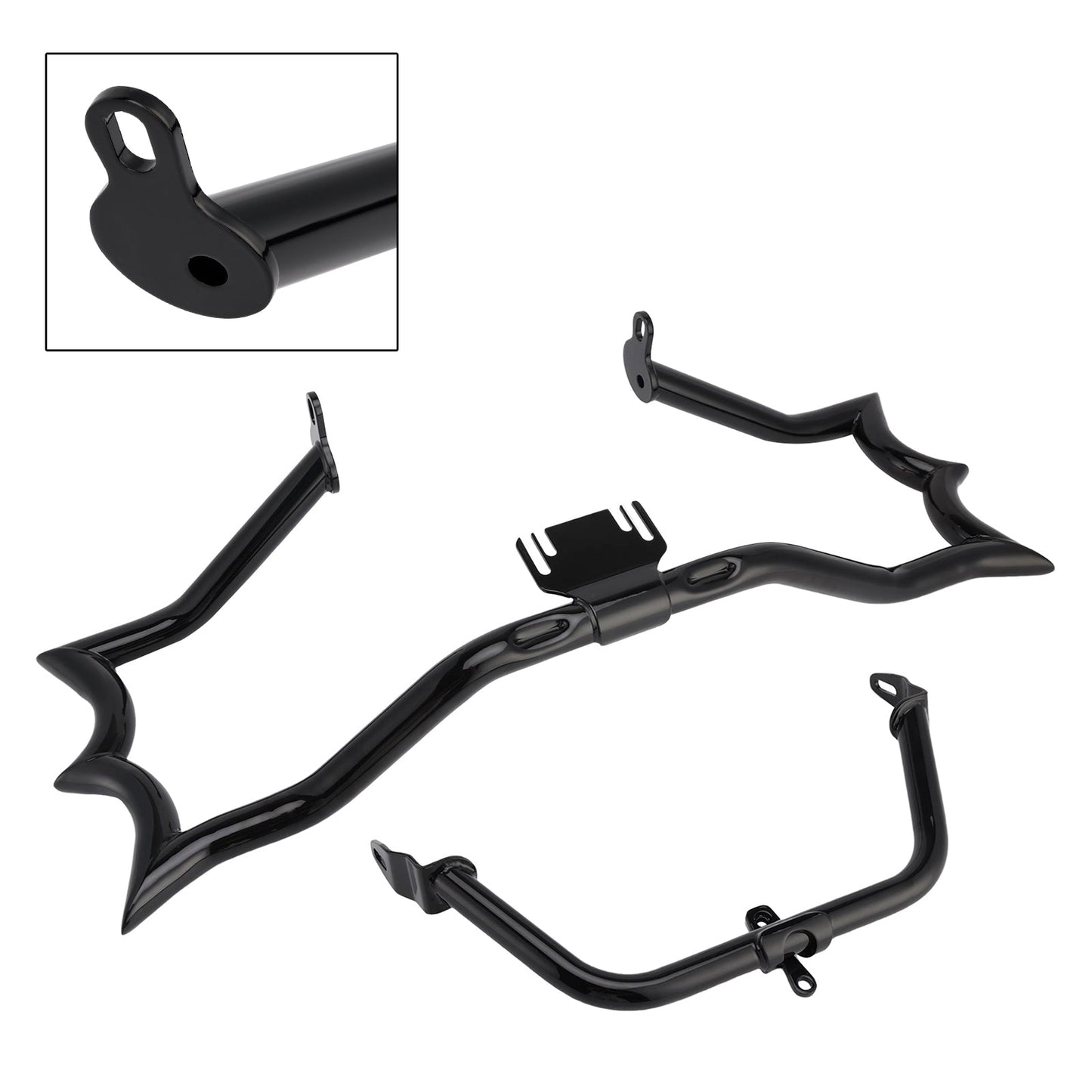 Kit barra di protezione per paraurti e motore Touring Road King 2009-2023, cromato