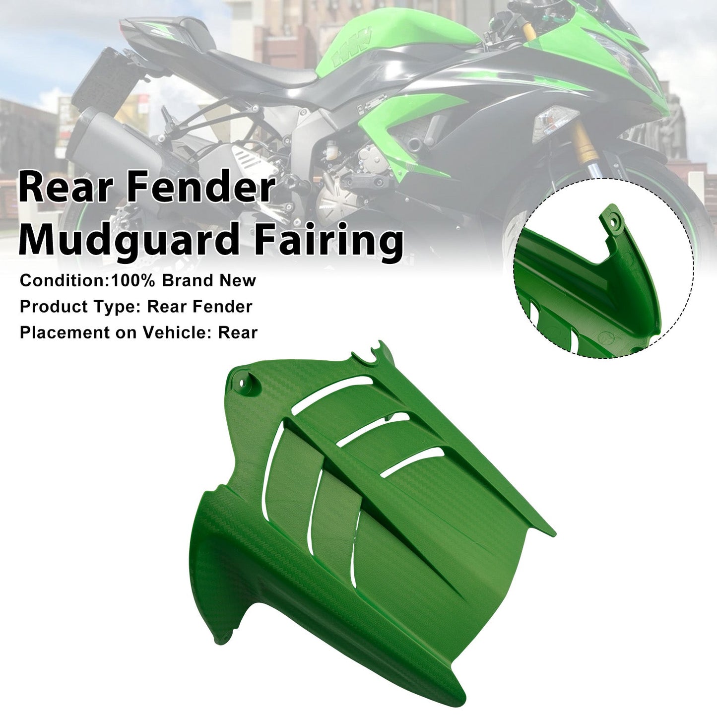 Carenatura parafango parafango posteriore per Kawasaki ZX-6R 636 2009-2025