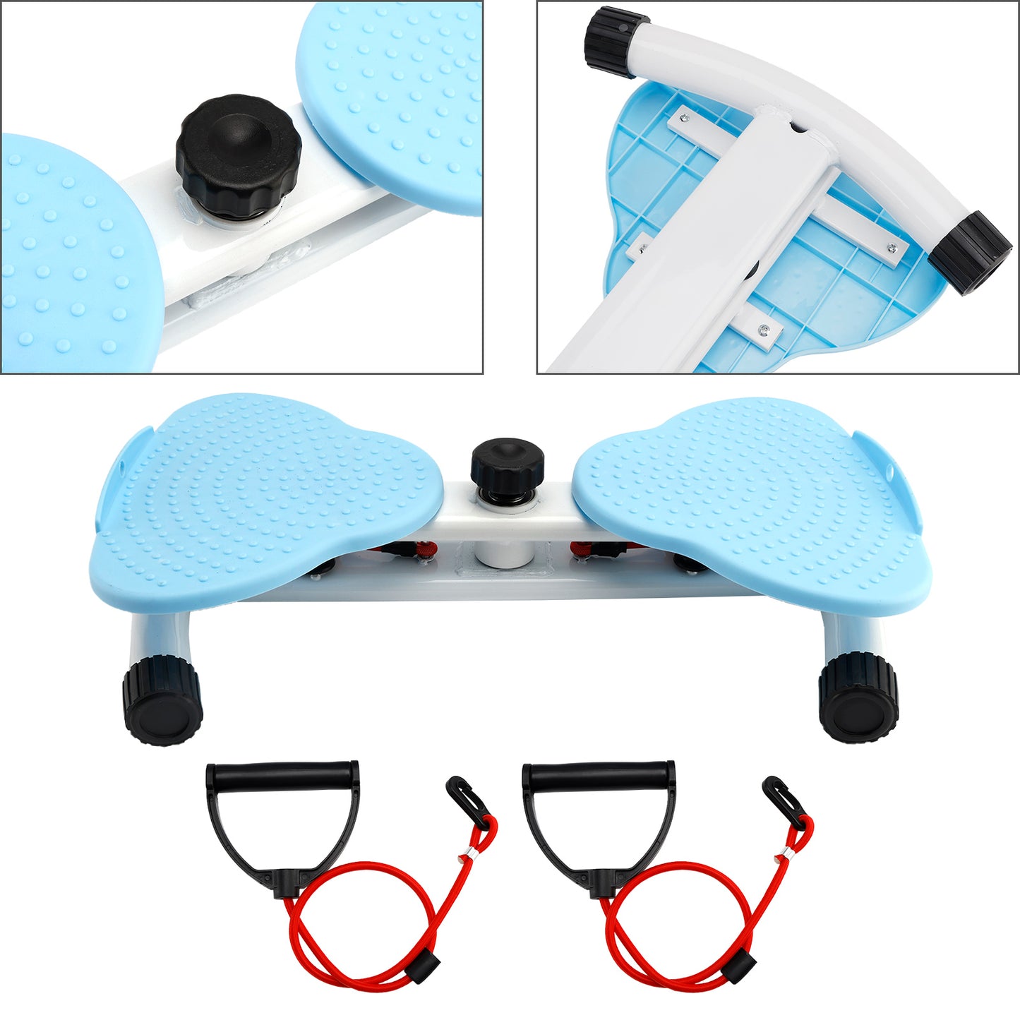 Attrezzo per torcere la vita Attrezzo fitness Ab Twister Board Capacità 150 kg e 20 dB Ultra silenzioso Antiscivolo Attrezzatura per allenamento in palestra per donne Pancia blu