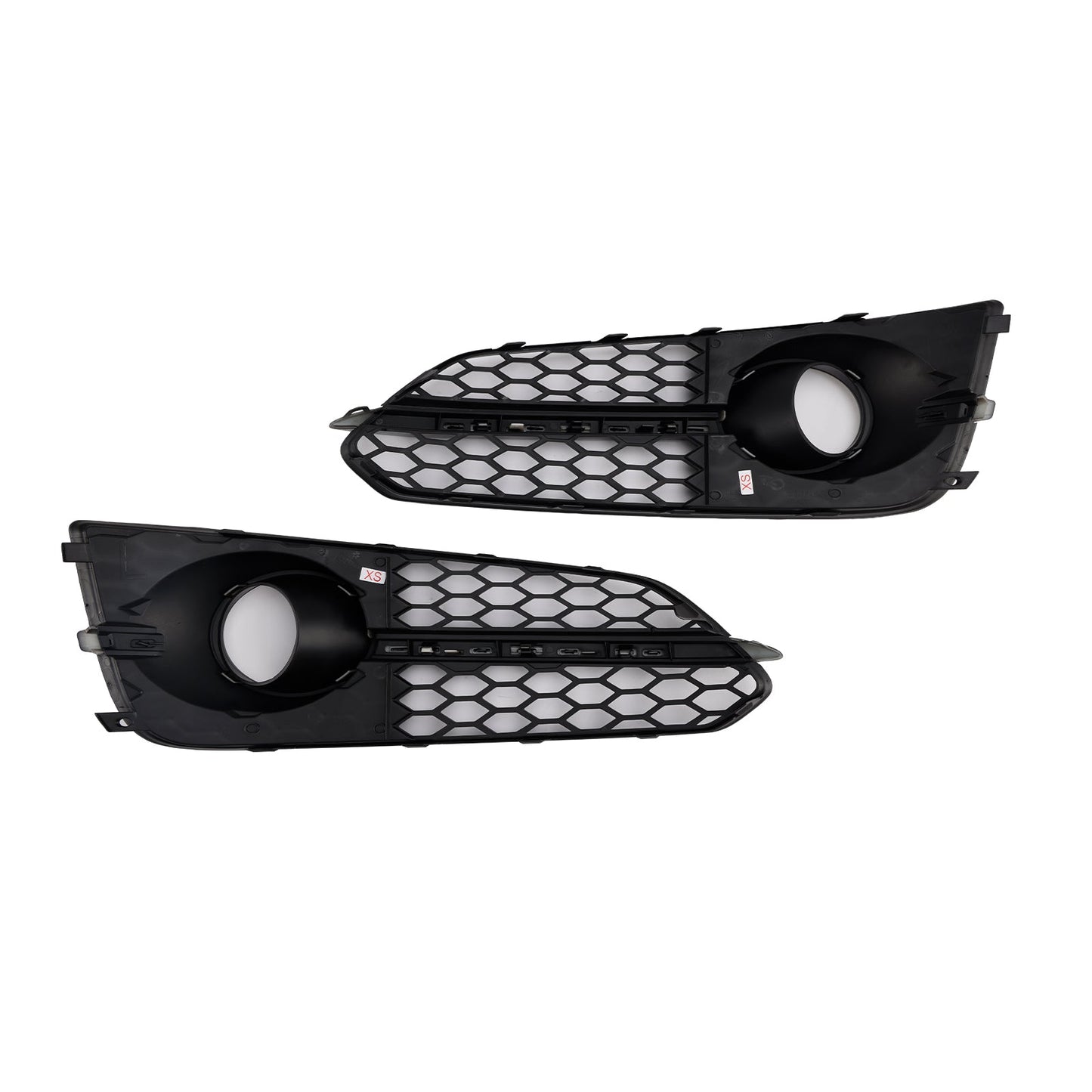 Griglia fendinebbia anteriore nera Audi A8 S8 2015-2017, 2 pezzi