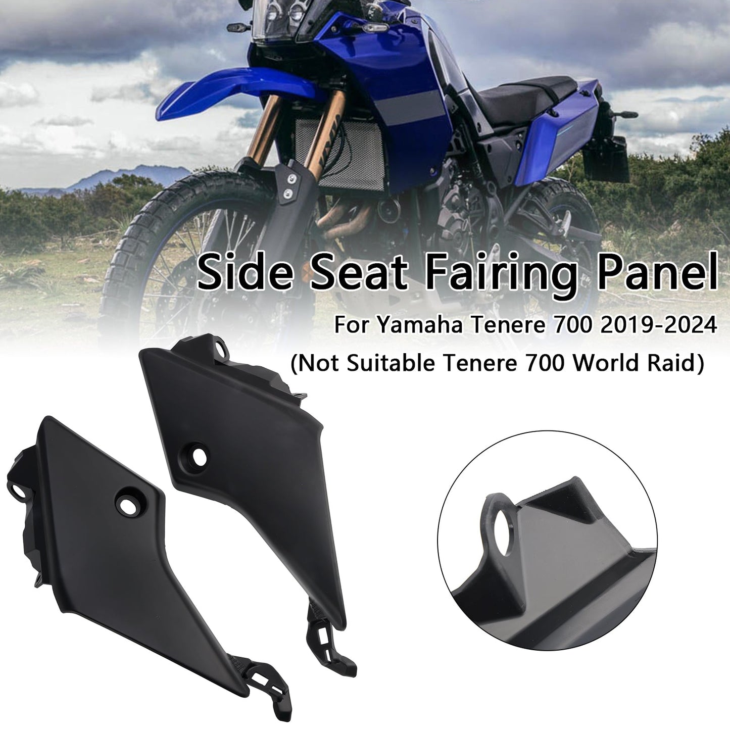 Pannello carenatura sella laterale Yamaha Tenere 700 2019-2024