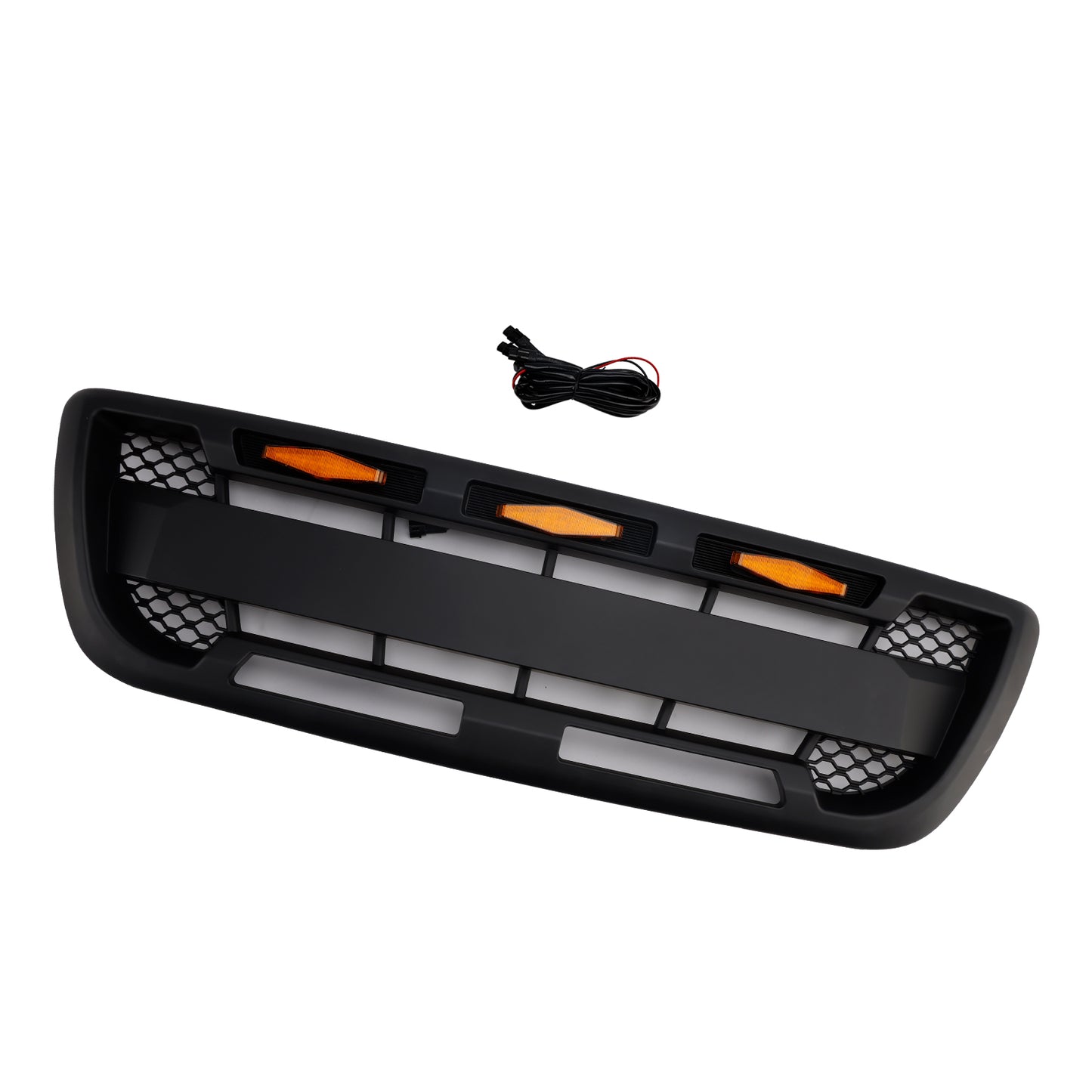 1998-2000 Ford Ranger Griglia del paraurti anteriore nero matto con luce a LED
