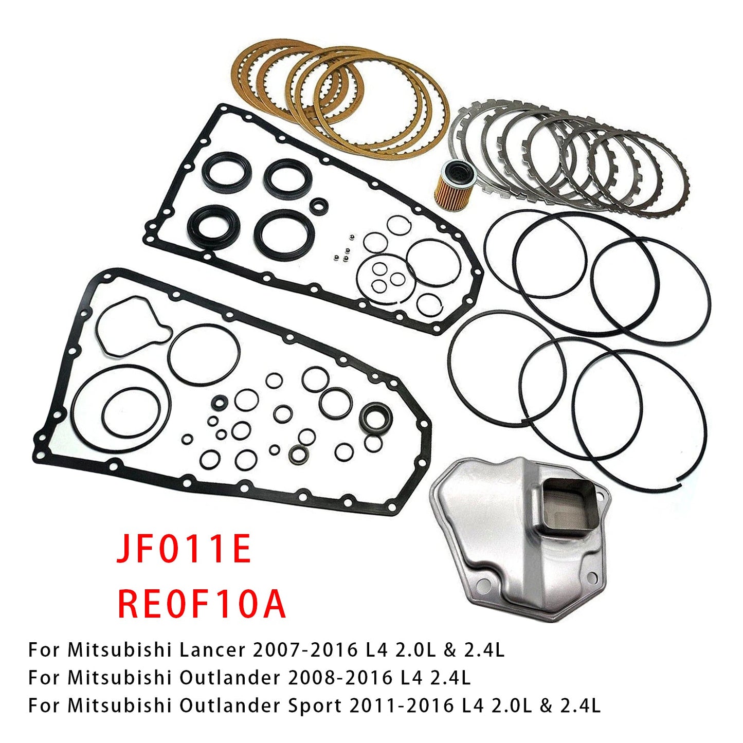 Kit di ricostruzione del cambio automatico CVT Nissan Sentra L4 1.8L, 2.0L e 2.5L 2005-2012 RE0F10A JF011E 5191890AA