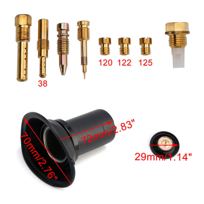 Kit di riparazione e revisione del carburatore per Honda PC800 Pacific Coast 1989-1998