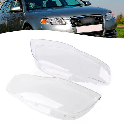 Copertura trasparente in vetro per fari anteriori Audi A4 B7 8E 2005-2008