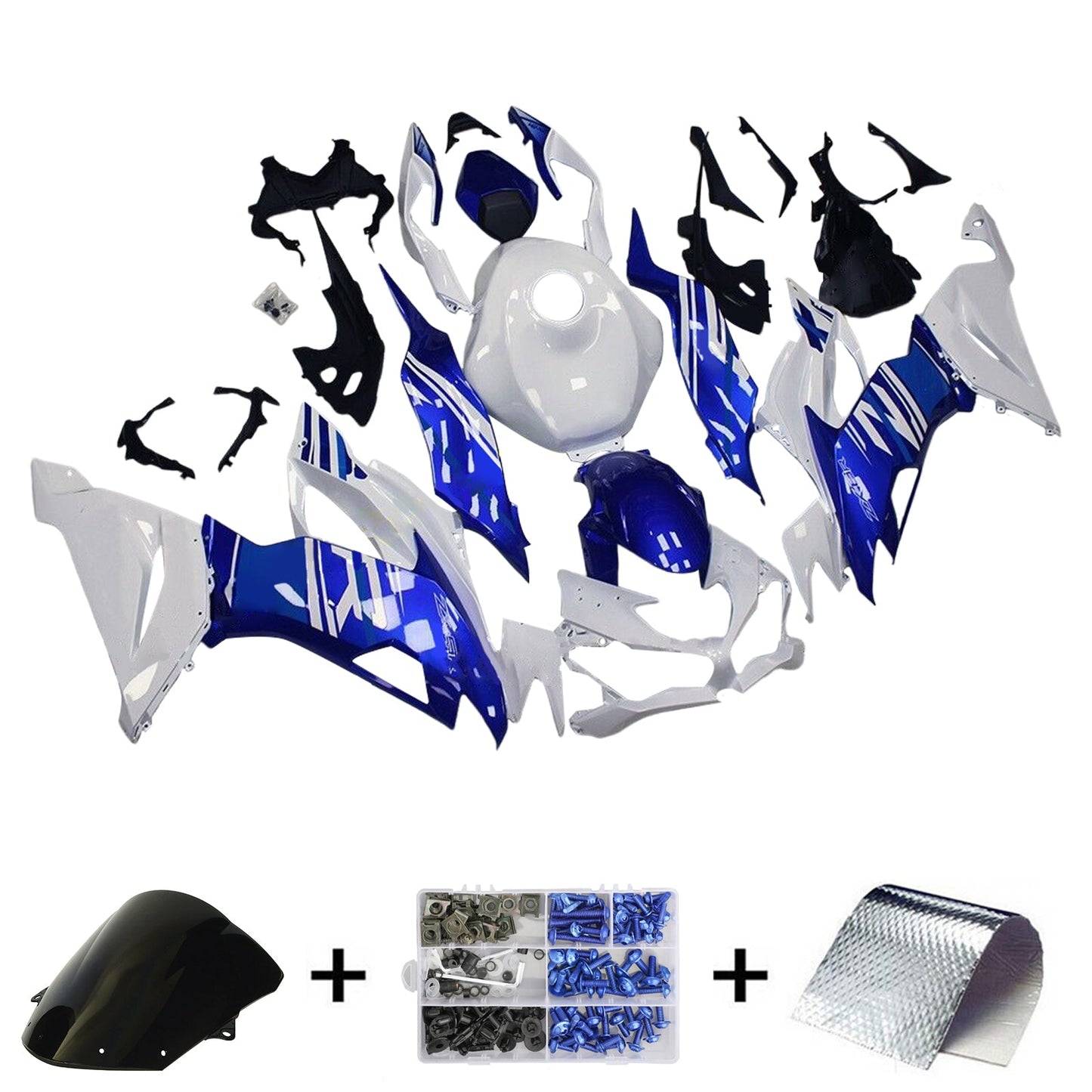 Kit carena iniezione Kawasaki ZX6R 2019-2023 Carrozzeria in plastica ABS