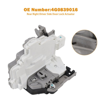 Attuatore serratura portiera posteriore destra lato guida 4G0839016 per Audi A3 A6 A7 Q3 Q7