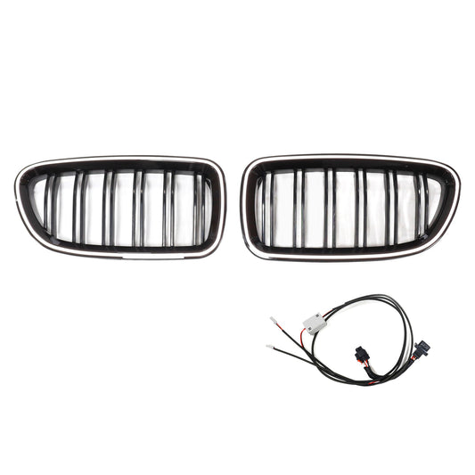 11.2009-02.2017 BMW Serie 5 F11 Touring Rene Paraurti Griglia Griglia Nero Lucido 51137203649 51137203203