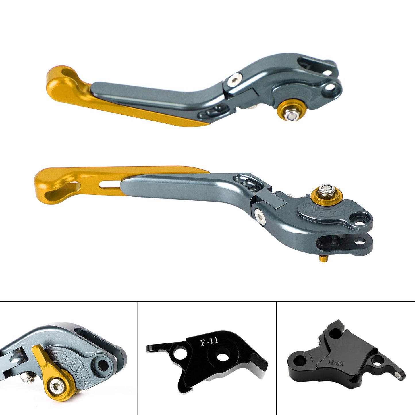 Leva freno frizione regolabile adatta per CFMOTO 700CL-X Sport 2021-2024