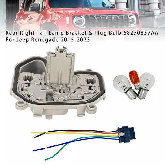 Supporto e lampadina per fanale posteriore destro Jeep Renegade 2015-2023 68270837AA