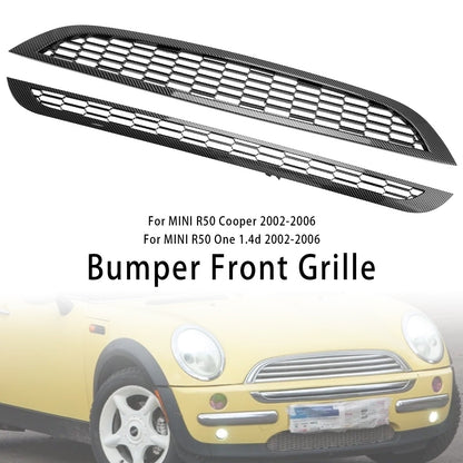 2002-2006 Mini Cooper R50 R52 R53 2 pezzi griglia anteriore a nido d‘ape