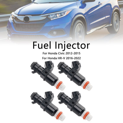 Iniettore di carburante 4 pezzi 16450-RWK-003 adatto per Honda HR-V 2016-2022 adatto per Honda Civic