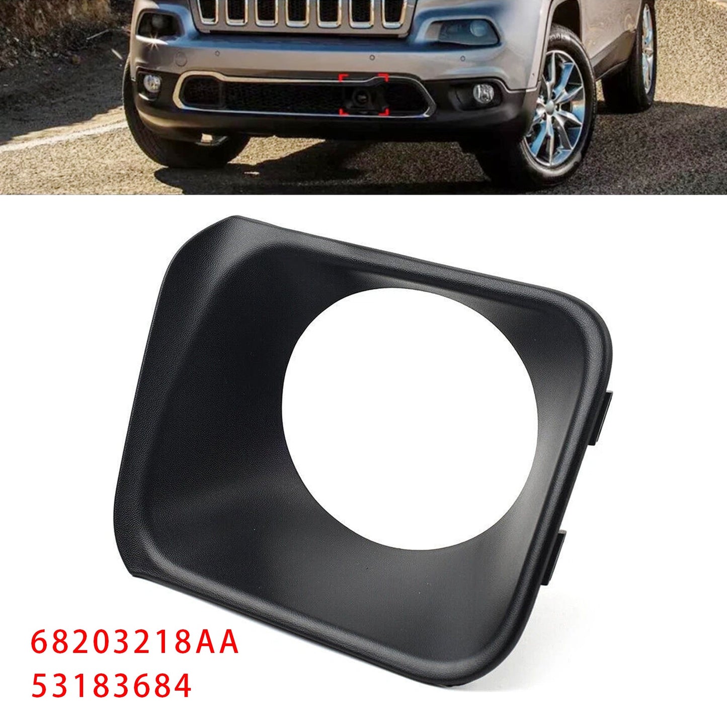 Copertura della mascherina del cruise control adattivo per Jeep Cherokee 14-19 68203218AA 53183684
