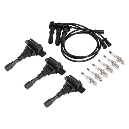 Kia Sorento 3.5L V6 2003-2006 3 bobine di accensione e 6 candele e 3 set di cavi UF431