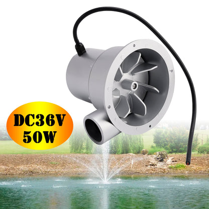 Generatore idroelettrico a turbina a flusso d'acqua da 24 V, generazione di energia CA da 36 V a 36 W/50 W