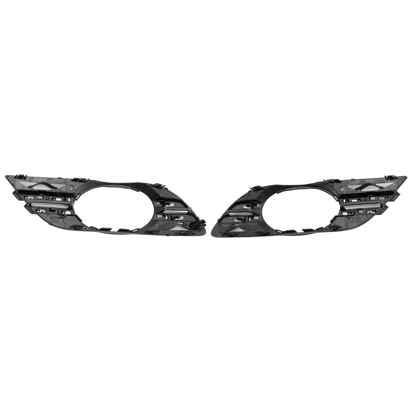 Mercedes Benz Classe E W211 E280 4Matic 2 pezzi Set di finiture per fendinebbia 2118850822 MB1038115