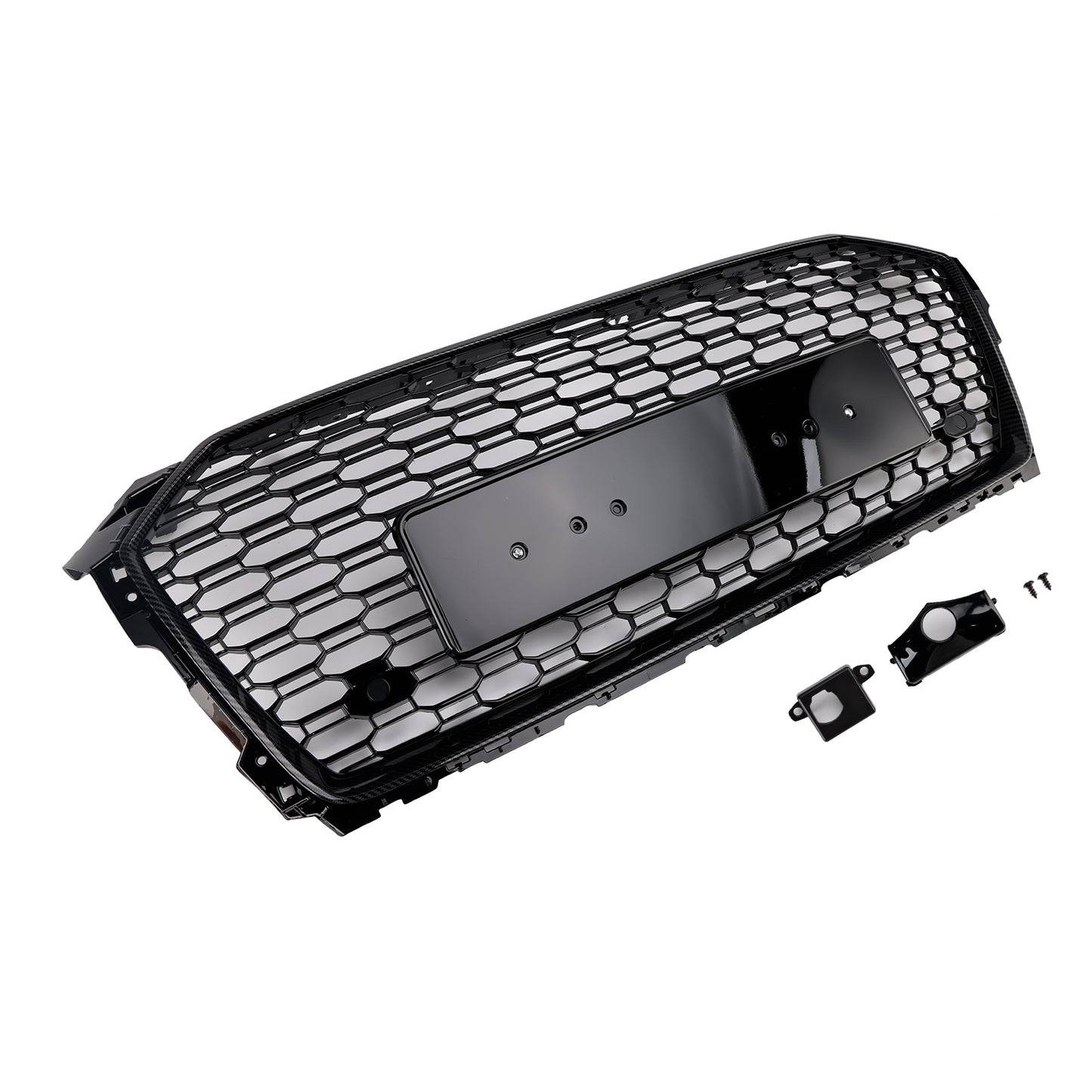 RS5 Style Sport Front Honeycomb Grill Grille Per Audi A5 S5 B9 2017-2019