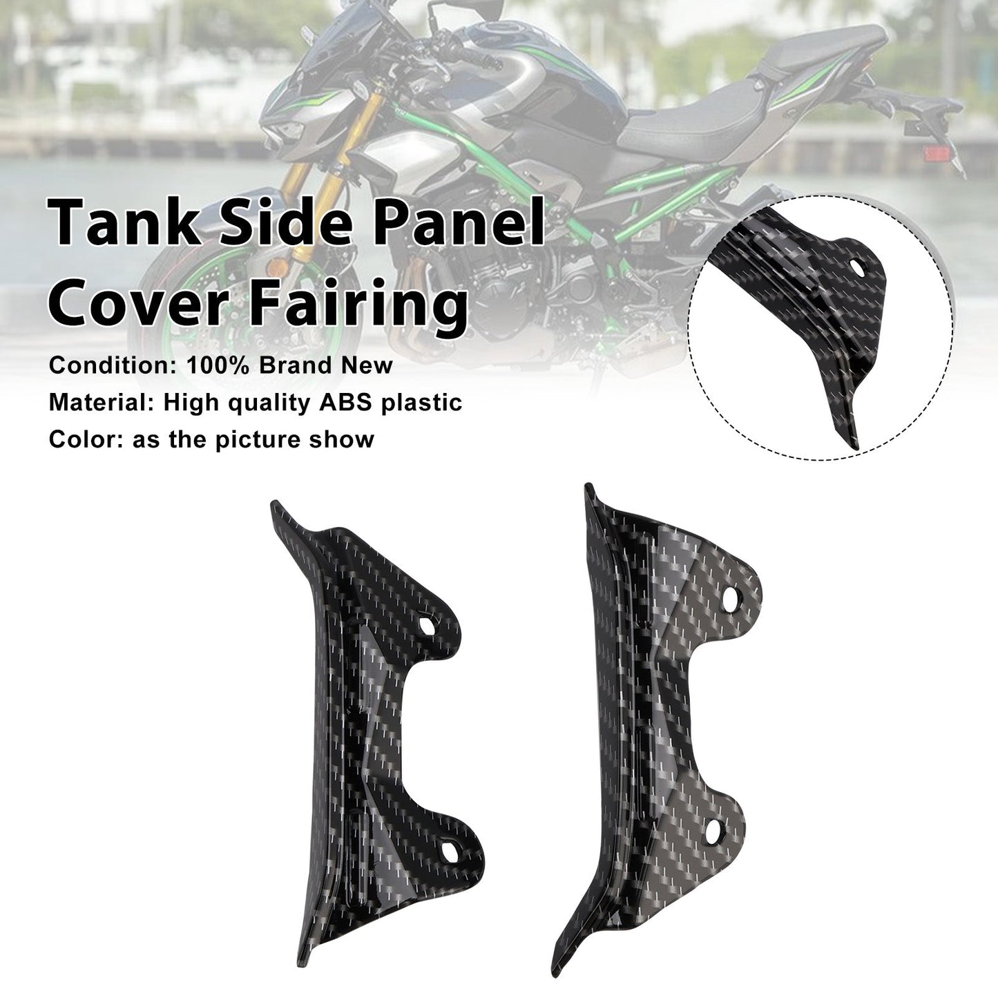 Copertura interna laterale del serbatoio per Kawasaki Z900 2025-2026
