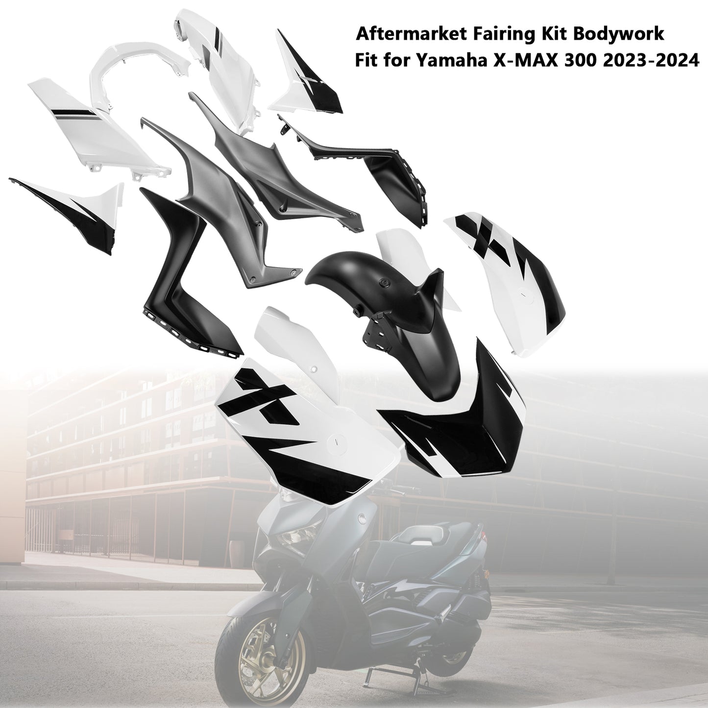 Kit carena carrozzeria iniezione ABS per Yamaha X-MAX 300 XMAX 2023-2024