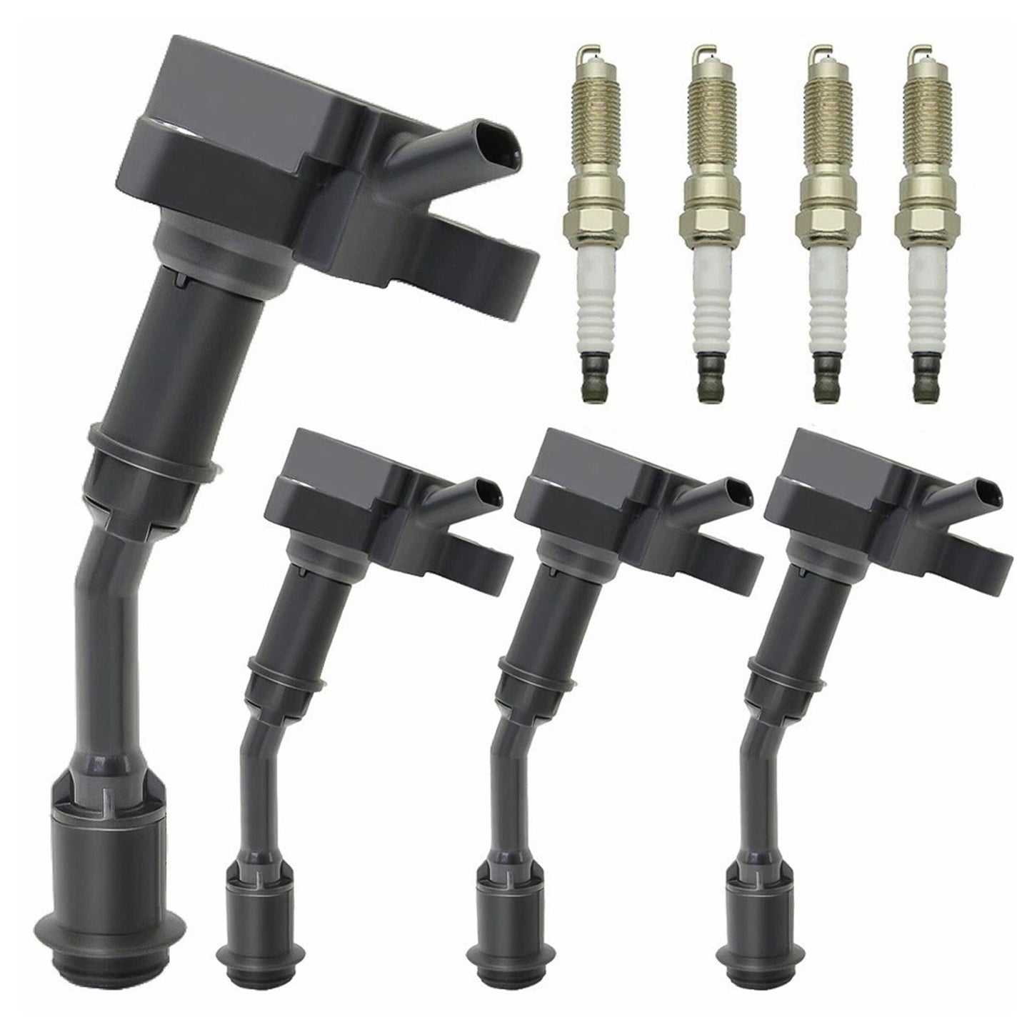 2014-2020 Per Ford Fusion l4 1.5l 4 bobine di accensione + 4 candele UF735 DS7Z12029B 4X Bobine di accensione + 4X candele