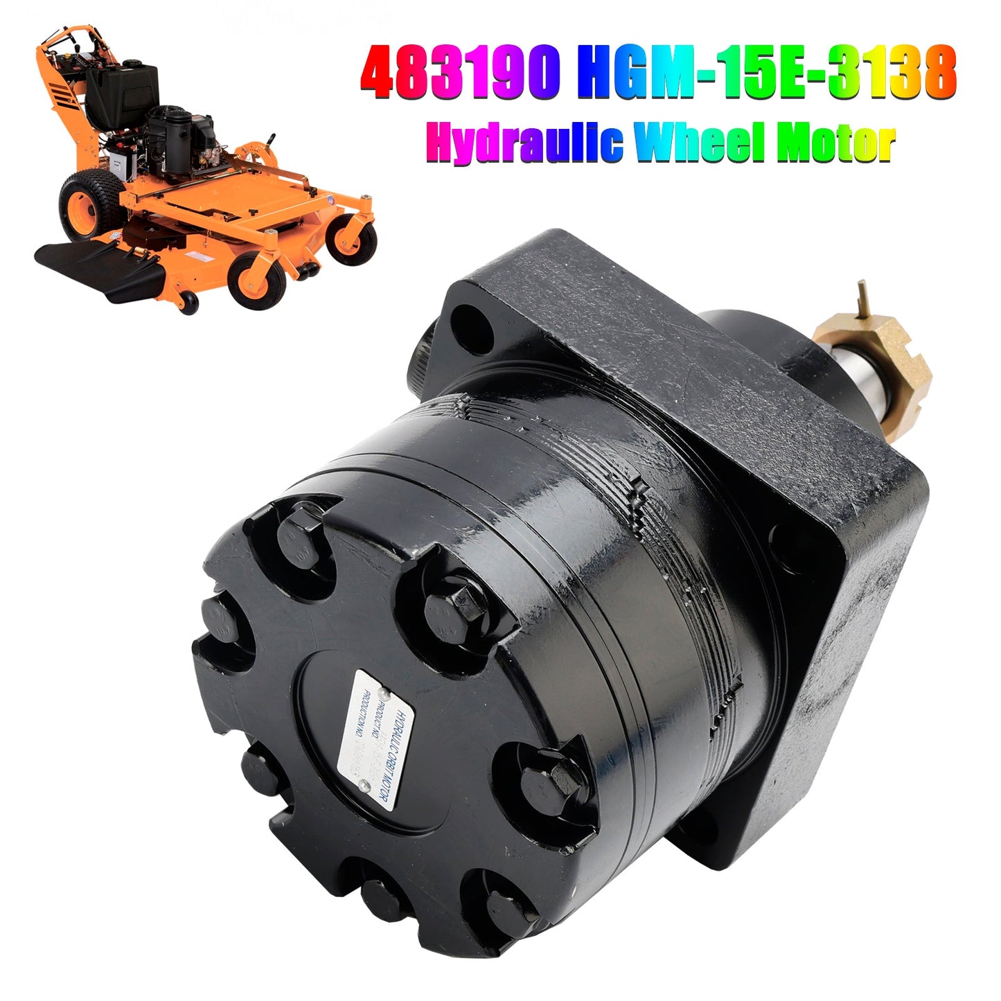 Motore ruota idraulico per Scag 483190 Hydro Gear HGM-15E-3138 Ferris 5100407