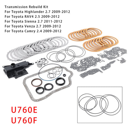 Kit di ricostruzione del cambio principale U760E U760F con filtro per Toyota Highlander RAV4