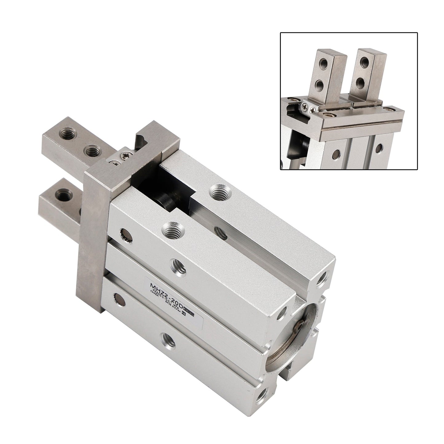 Per SMC MHZ2-20D 20 mm Pinza pneumatica parallela Cilindro Alesaggio Parte pneumatica Dito