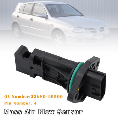 Sensore di flusso d'aria di massa 22680-4M500 per Nissan Patrol GU Pulsar N16 2000-2003