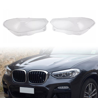 Copertura trasparente in vetro per fari anteriori BMW X3 X4 G01 G02 G08 2018-2021