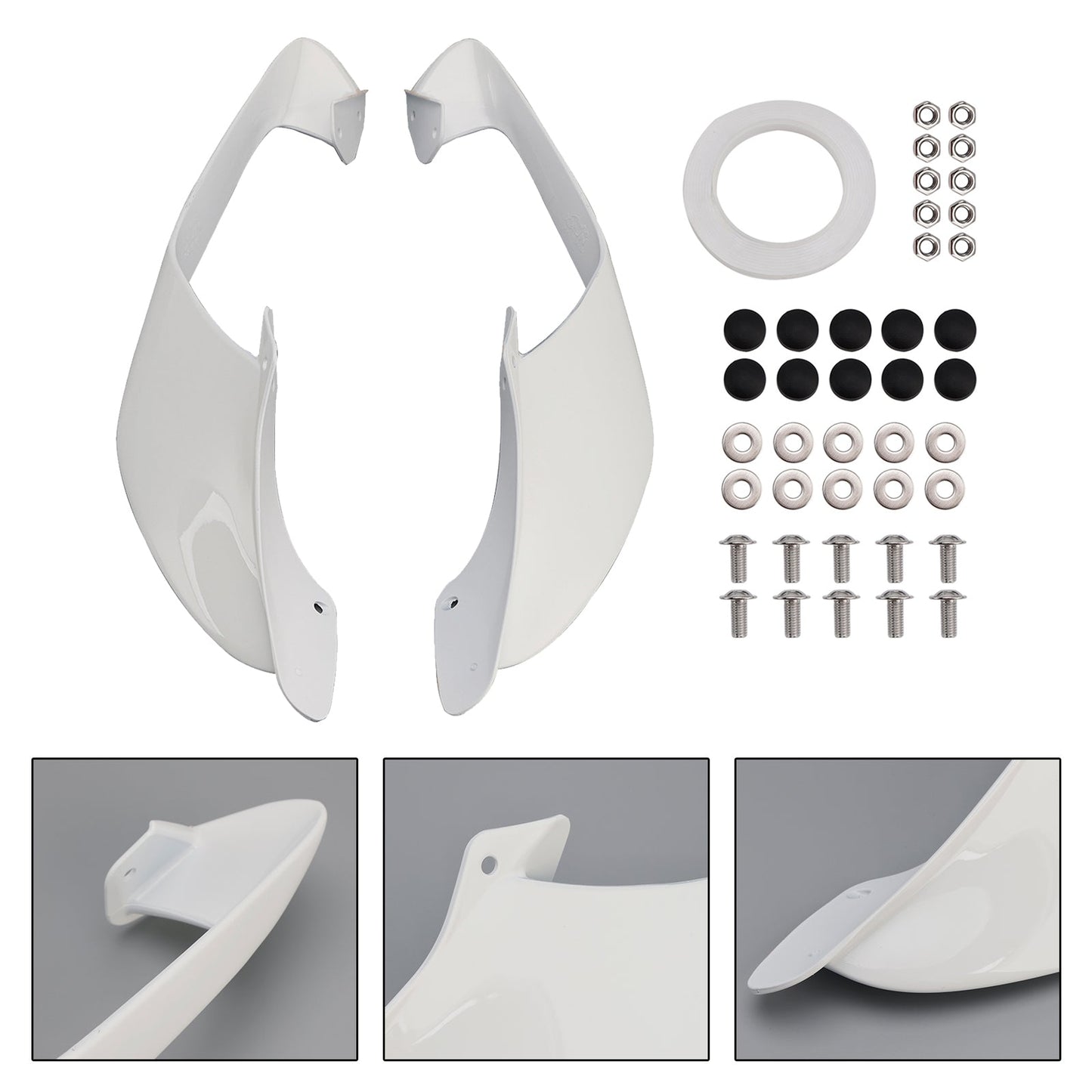 Alette laterali anteriori per Yamaha YZF R1 R1M 2021-2024, spoiler e carenatura