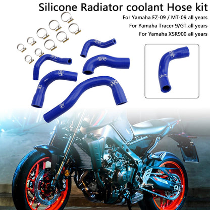 Yamaha MT-09 XSR900 Tracer 9/GT tutti gli anni Tubo refrigerante radiatore in silicone