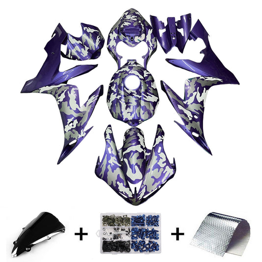 Kit carenatura iniezione plastica ABS per Yamaha YZFR1 YZF-R1 2004-2006