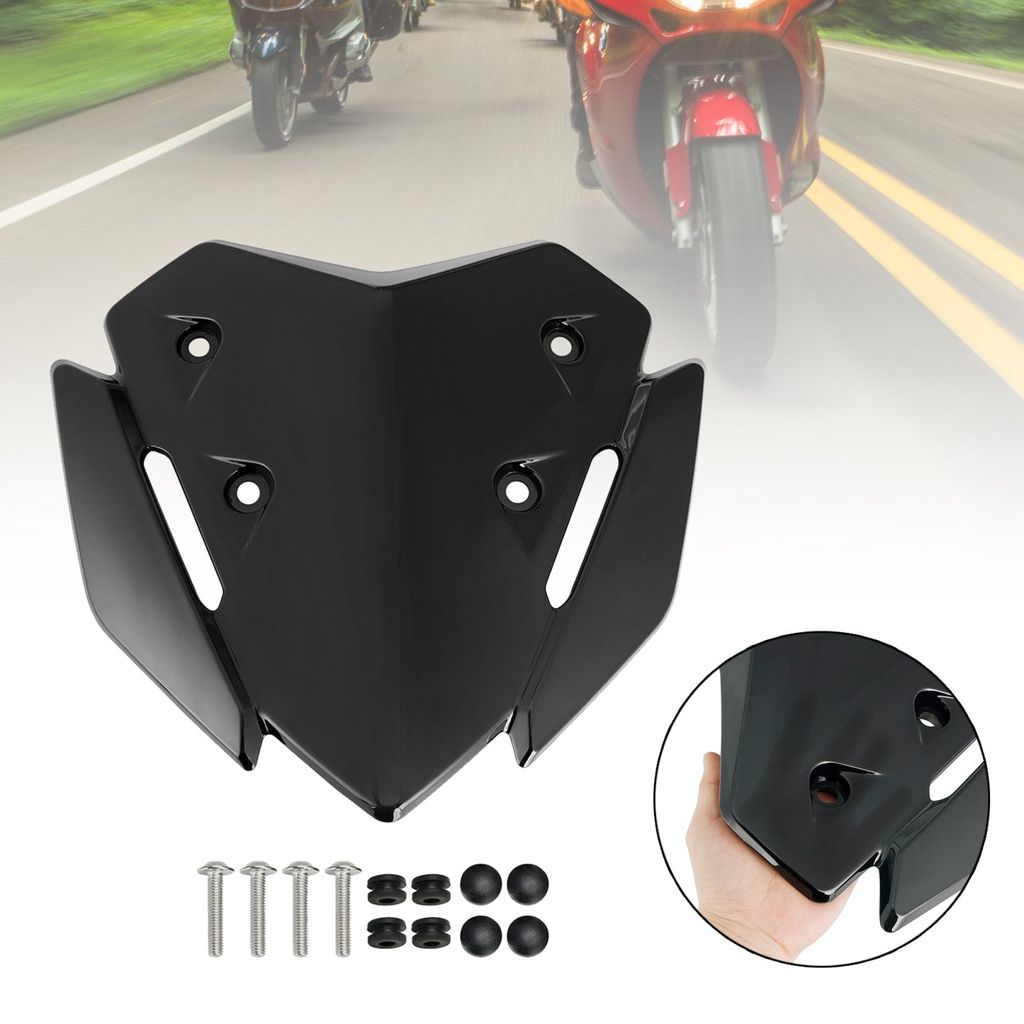 2023-2024 YAMAHA X-MAX 300 Parabrezza per moto in ABS