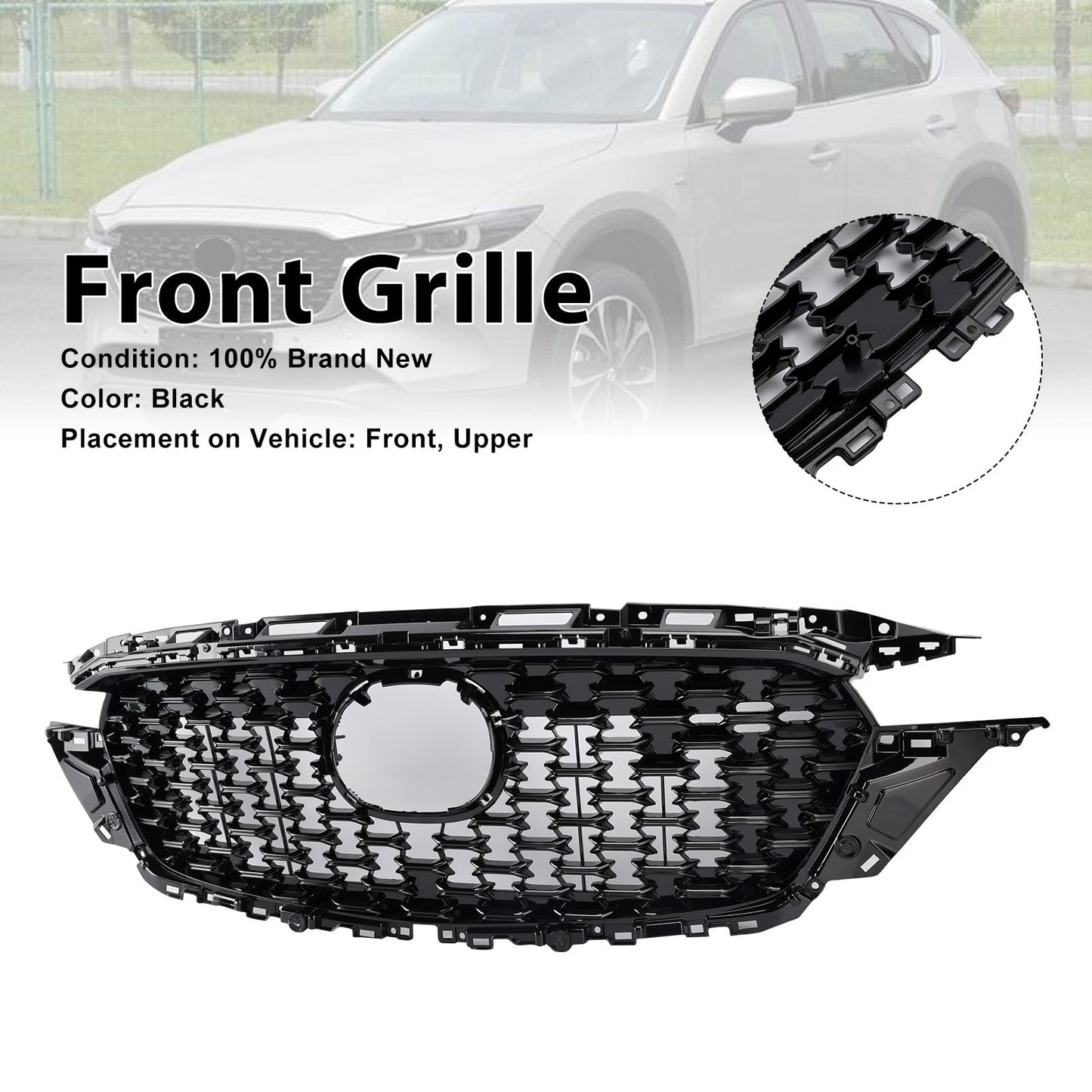 Griglia paraurti anteriore per Mazda CX-5 2022-2025, codice KSD5-50719