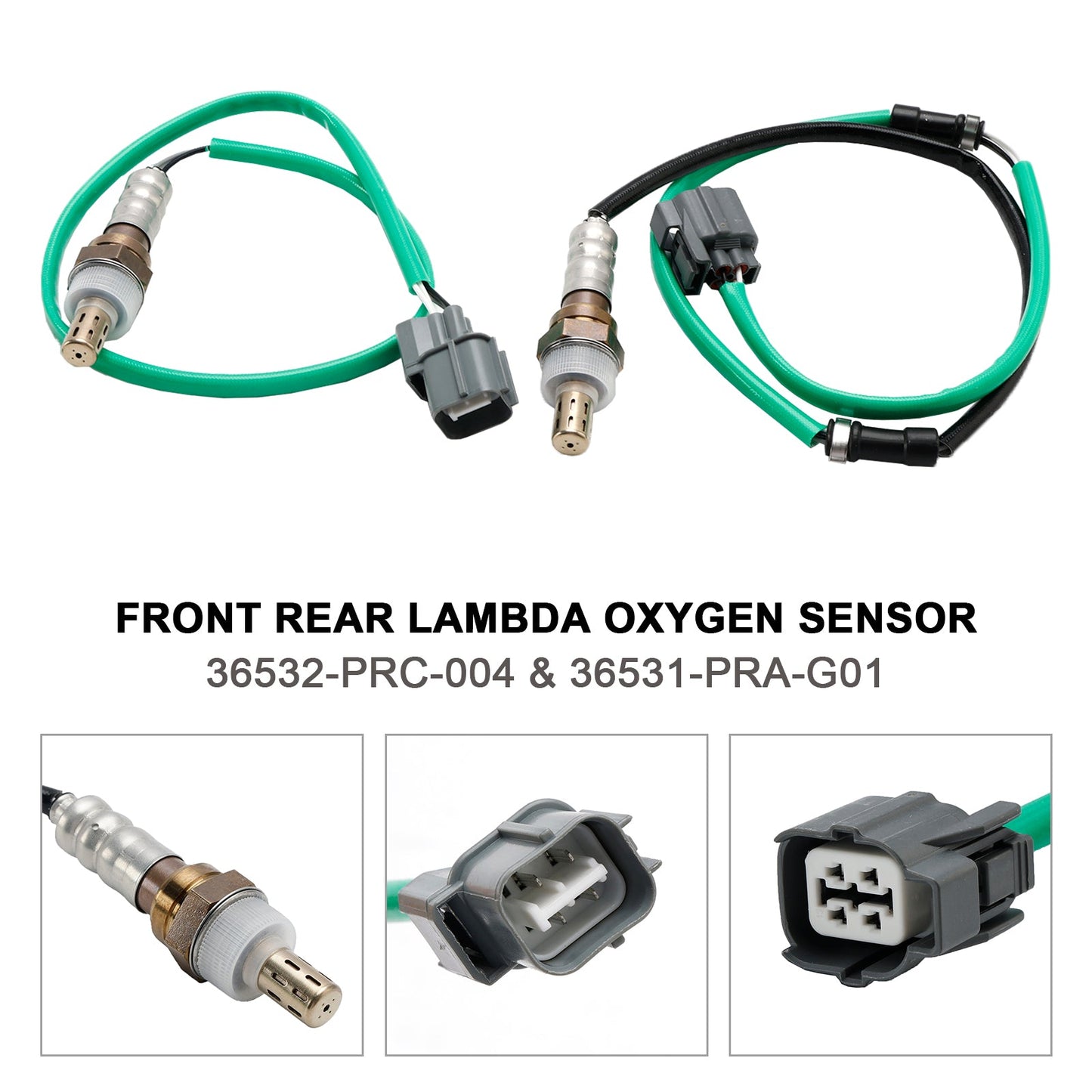 07/2001→09/2005 Honda Civic VI (2001→2005) 2.0i Tipo R K20A2 Sensore di ossigeno lambda 36532-PRC-004 e 36531-PRA-G01