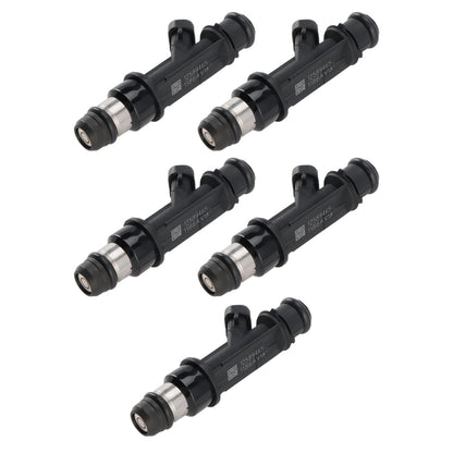 Iniettore di carburante 5 pezzi 12589465 compatibile con Hummer H3 compatibile con Chevrolet Trailblazer Colorado