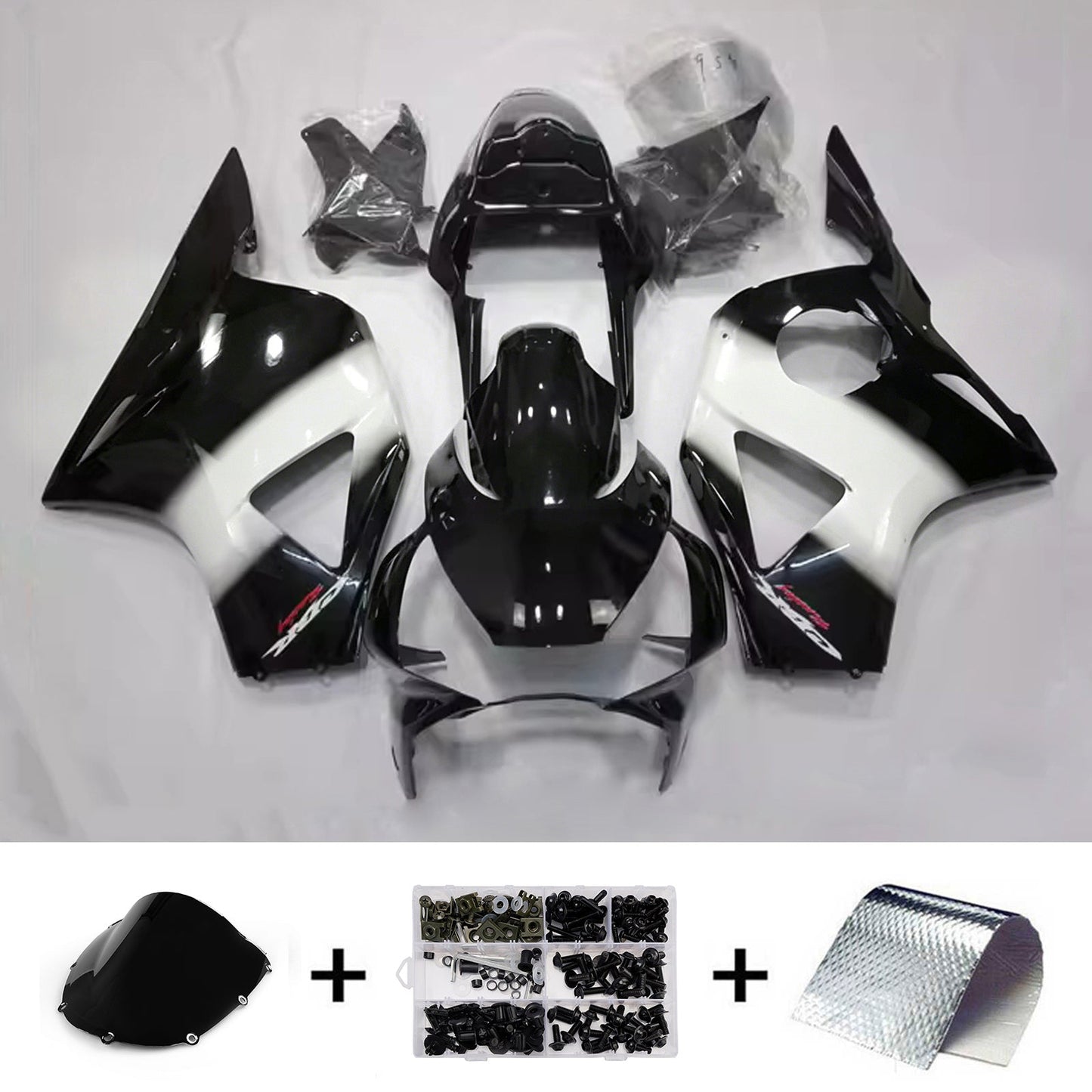 Kit di carene in plastica ABS stampate a iniezione per Honda CBR954 2002-2003